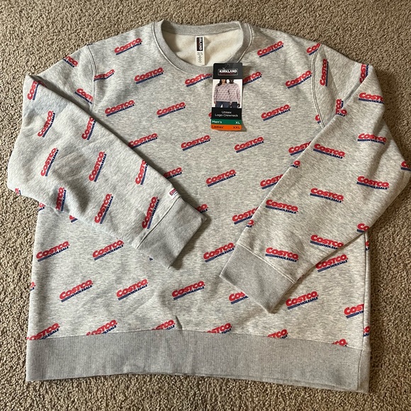 Kirkland Signature Sweaters Costco Unisex Logo Crew Neck Poshmark
